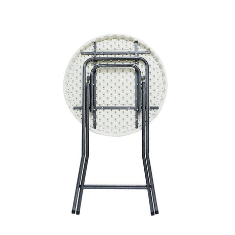 110cm Height Round Modern Foldable Bar Table Outdoor Party Bar White Folding Plastic Table
