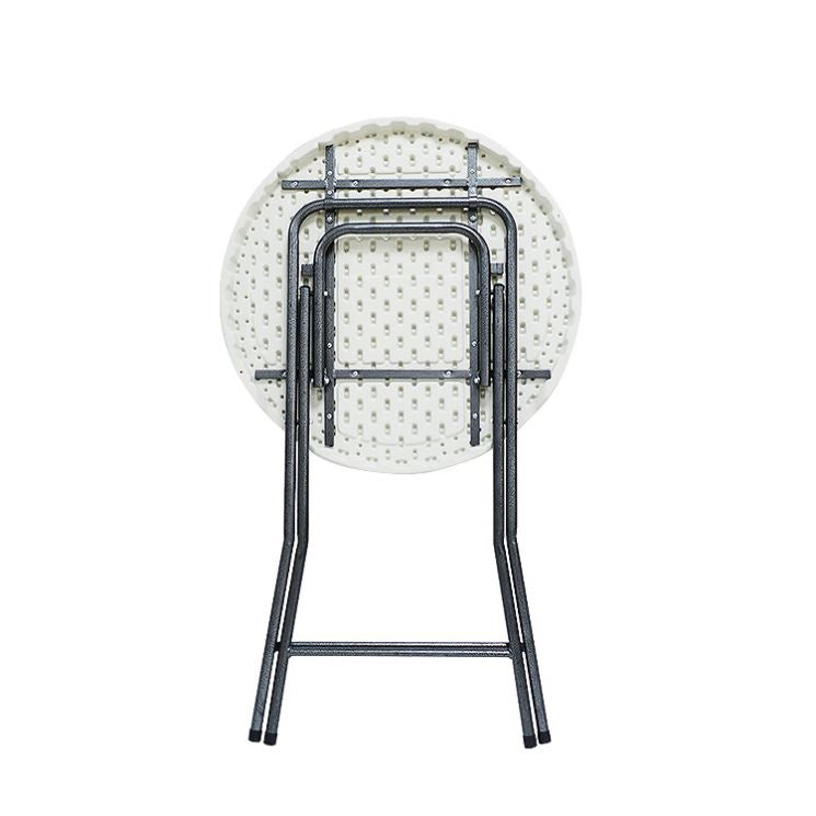 110cm Height Round Modern Foldable Bar Table Outdoor Party Bar White Folding Plastic Table