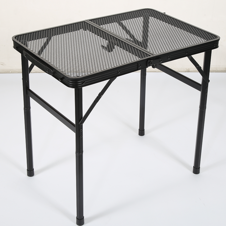 Portable Folding Outside Camping Picnic Steel Mesh Outdoor Tables