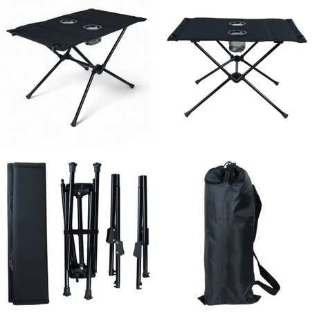 Custom Outdoor Picnic Portable Foldable Fishing Beach Steel Camping Folding Table