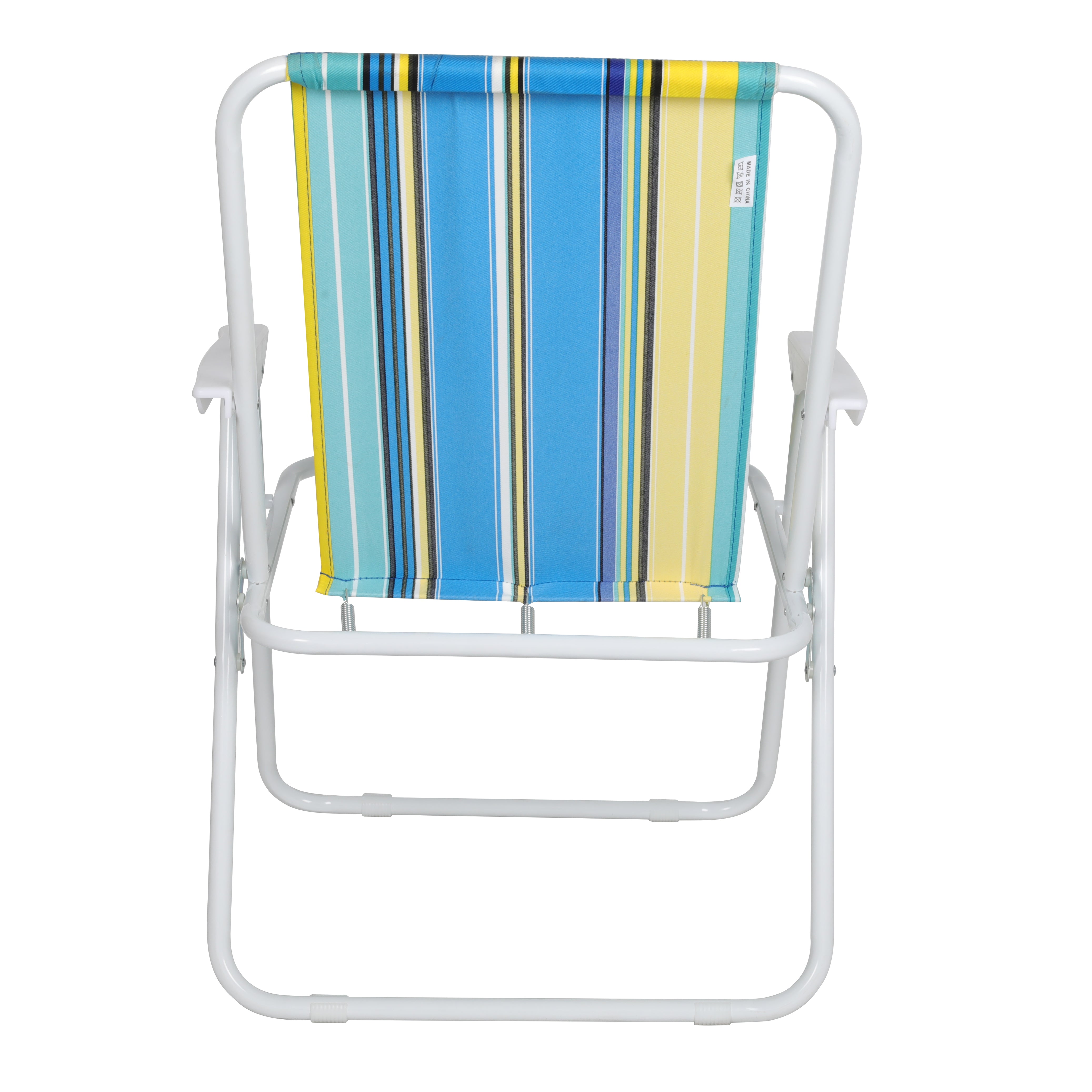 Outdoor Steel Frame Lightweight Foldable Beach Chair Camping Metal Folding Beach Chair