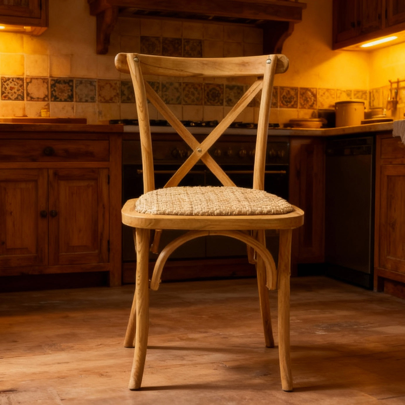 Stacking Furniture Event Banquet Hotel Party Solid Wooden Cross Back Chair Wedding Wood